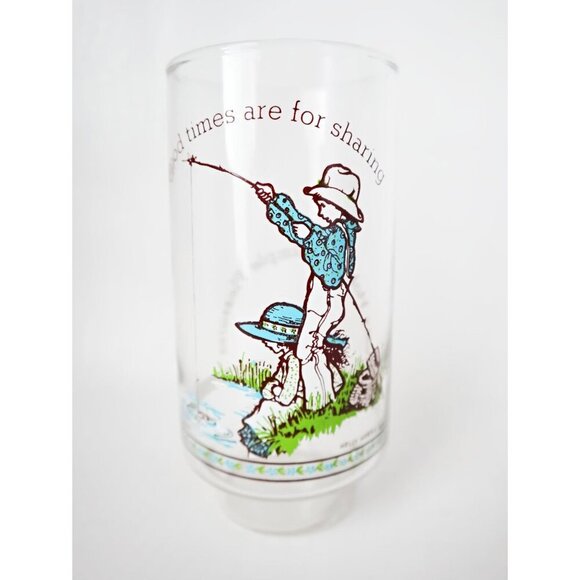 3 Vintage Holly Hobbie Drinking Glasses Coke Cola American Greetings Corporation - Picture 5 of 5